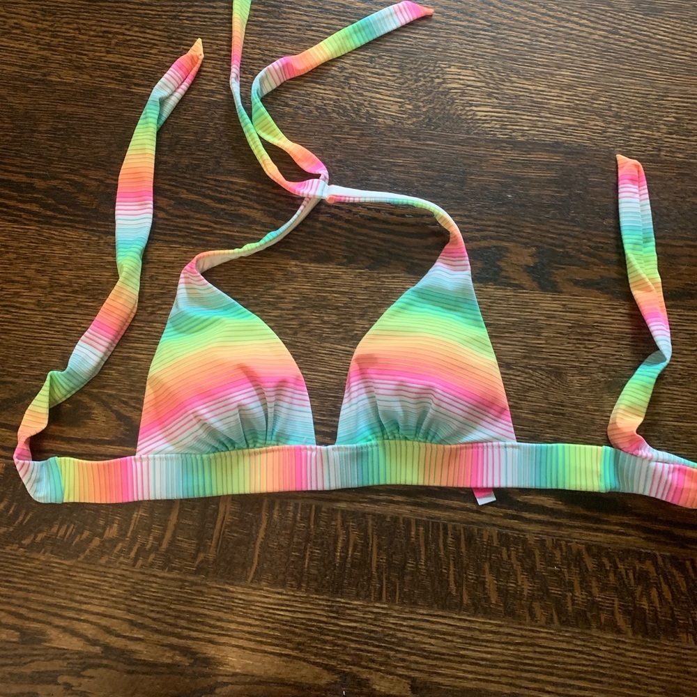 Classic rainbow Victoria’s Secret bikini top 🌈 - Picture 1 of 1
